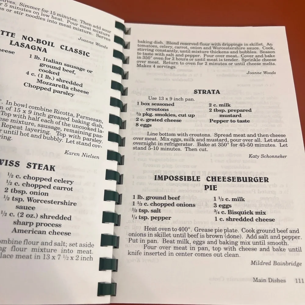 Evergreen Community Cooks Cookbook 1998 Silverton Oregon School Spiral
